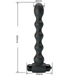 PRETTY LOVE - LYNN SILICONE ANAL PLUG 10 VIBRAÃÃES PRETO